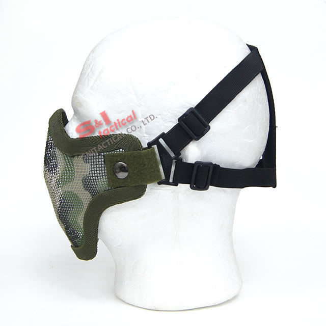 TMC V5 Strike Mesh Half Face Skull Mask